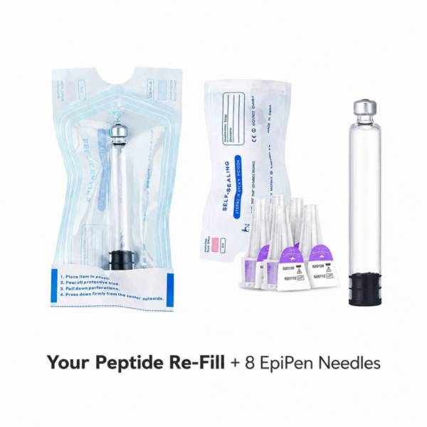 BPC-157 (10mg) + TB-500 (10mg) 20mg (Wolverine) Stack EpiPen Re-Fill